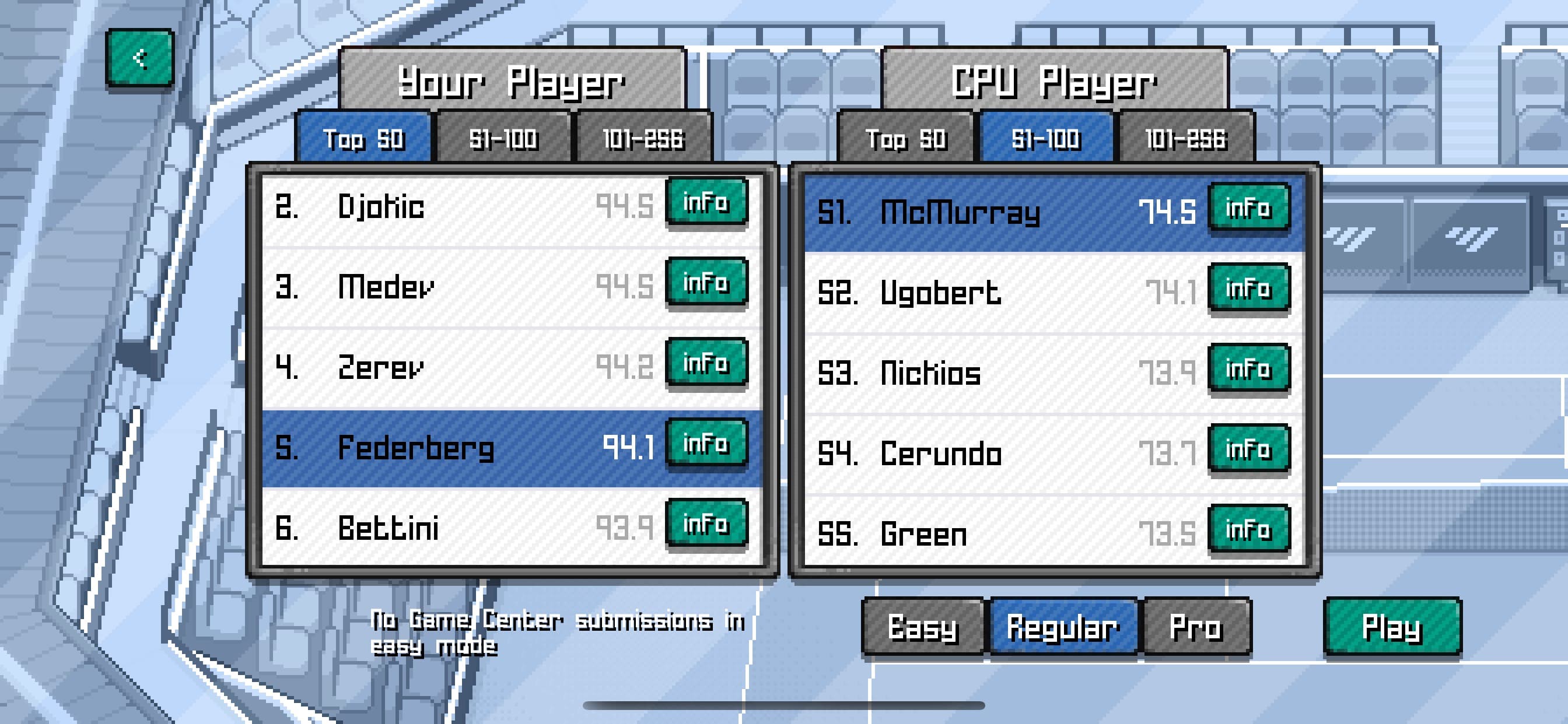 Pixel Pro Tennis screenshot 8 - screenshot