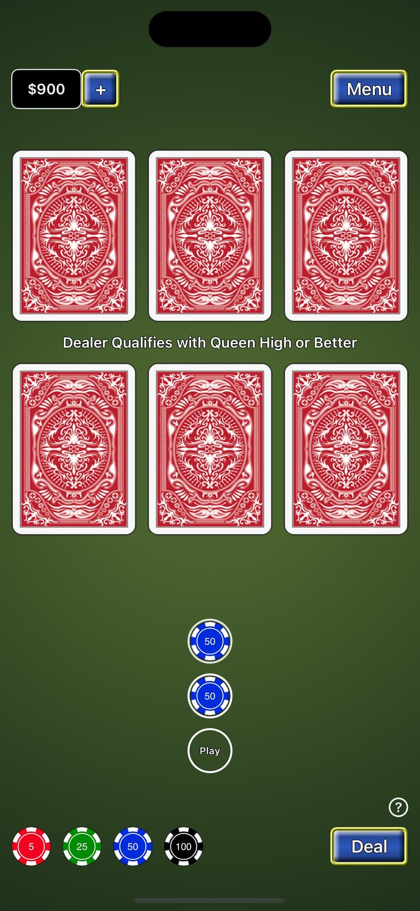 Beat the House 3 Card screenshot 1 - screenshot