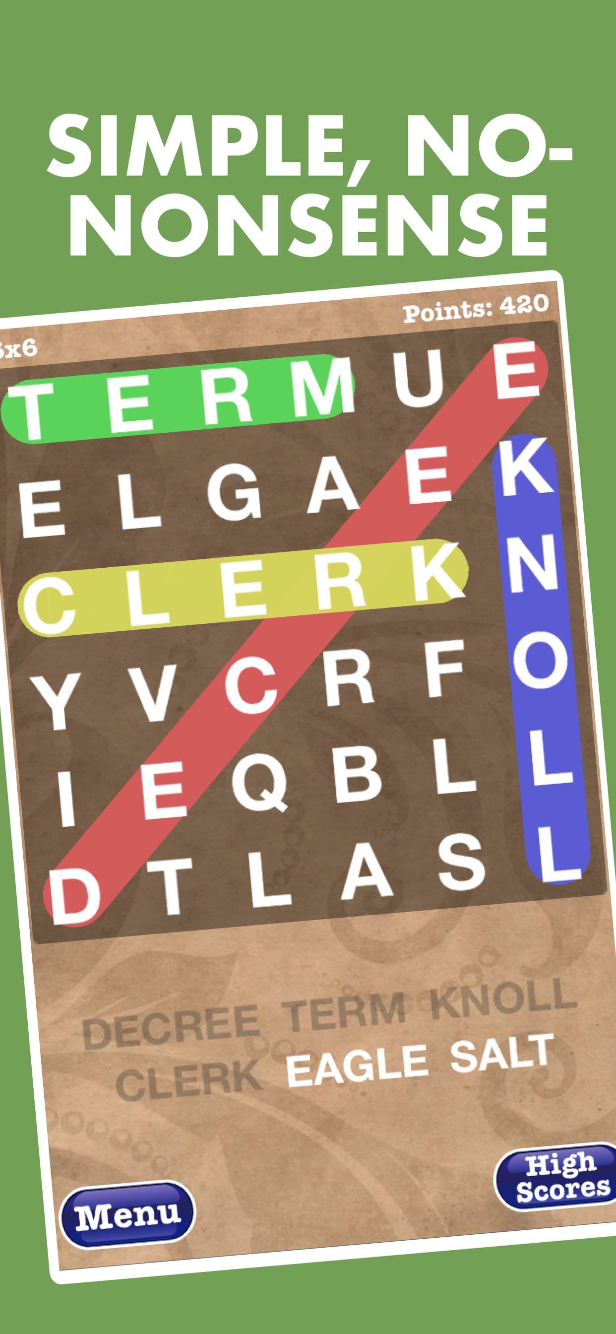 Stress Free Word Search screenshot 1 - screenshot