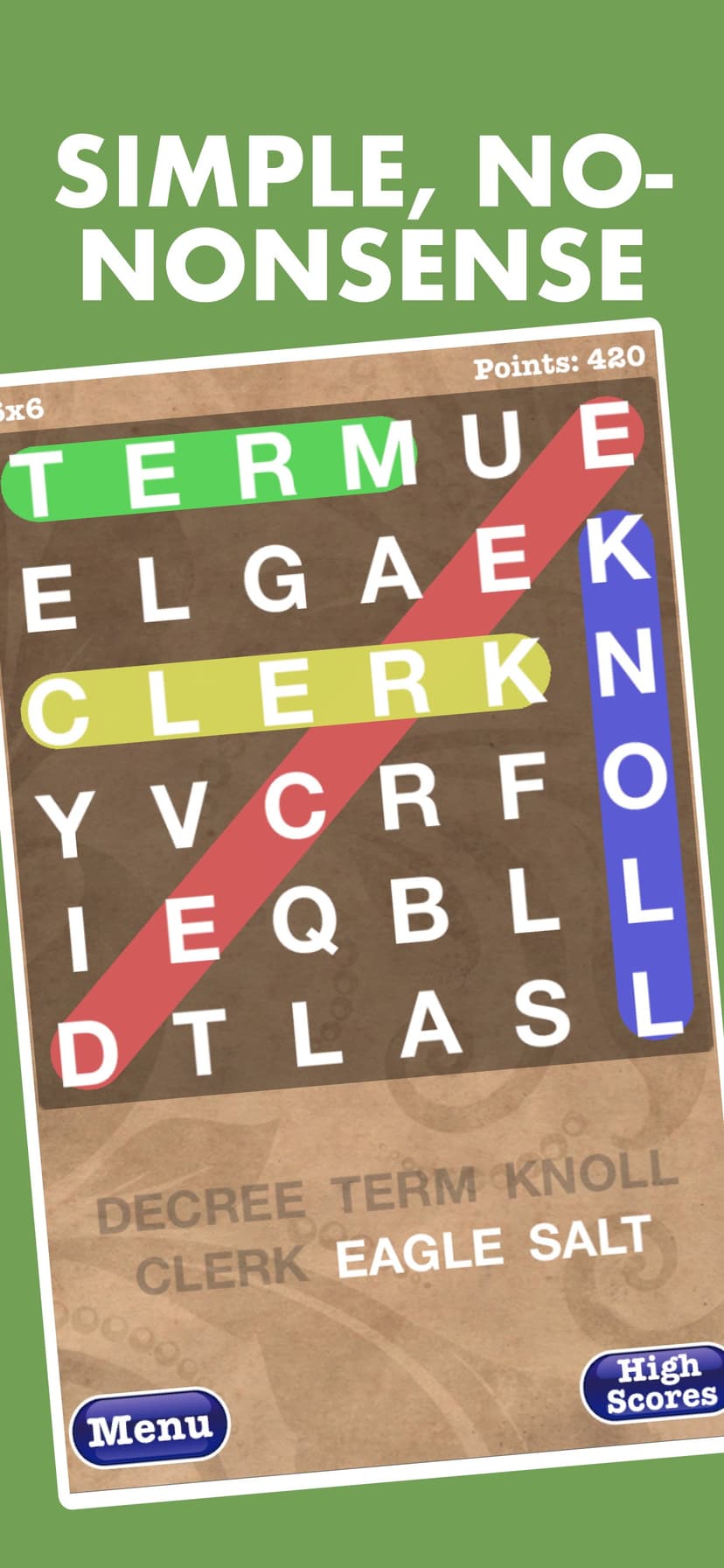 Stress Free Word Search screenshot 1 - screenshot