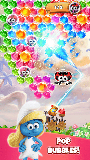Smurfs Bubble Shooter Story screenshot 1 - screenshot