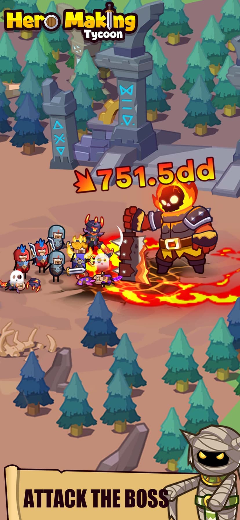 Hero Making Tycoon Idle Games screenshot 3 - screenshot