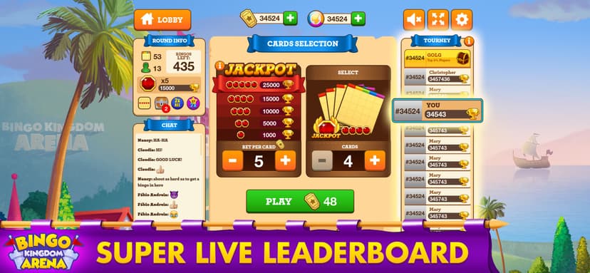 Bingo Kingdom Arena Bingo Game screenshot 3 - screenshot