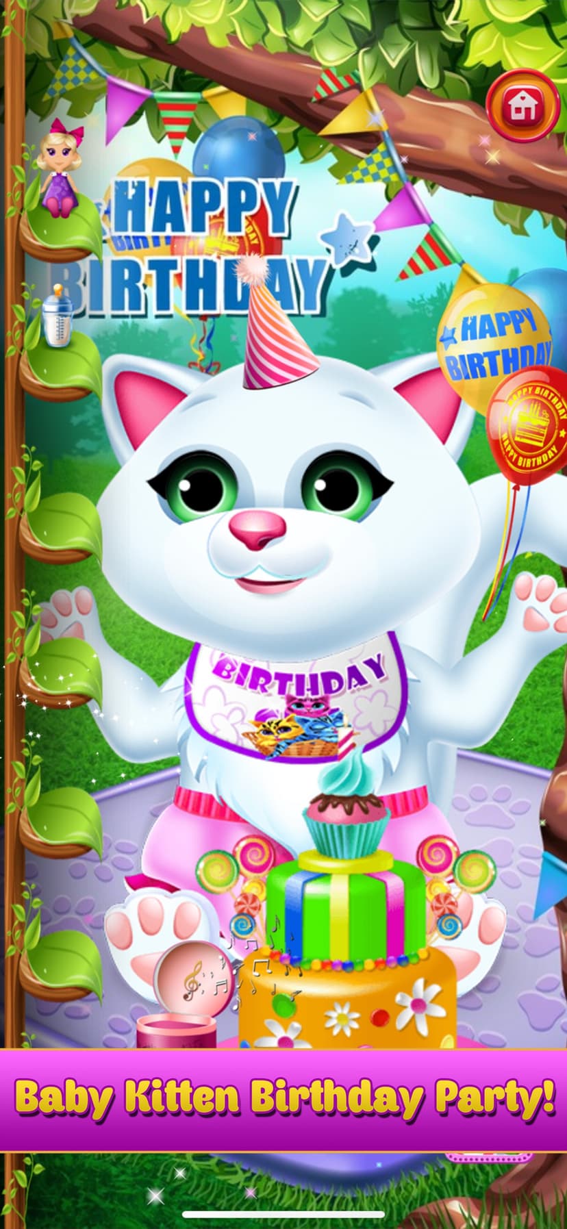 Baby Kitten Care: Cat Game screenshot 2 - screenshot