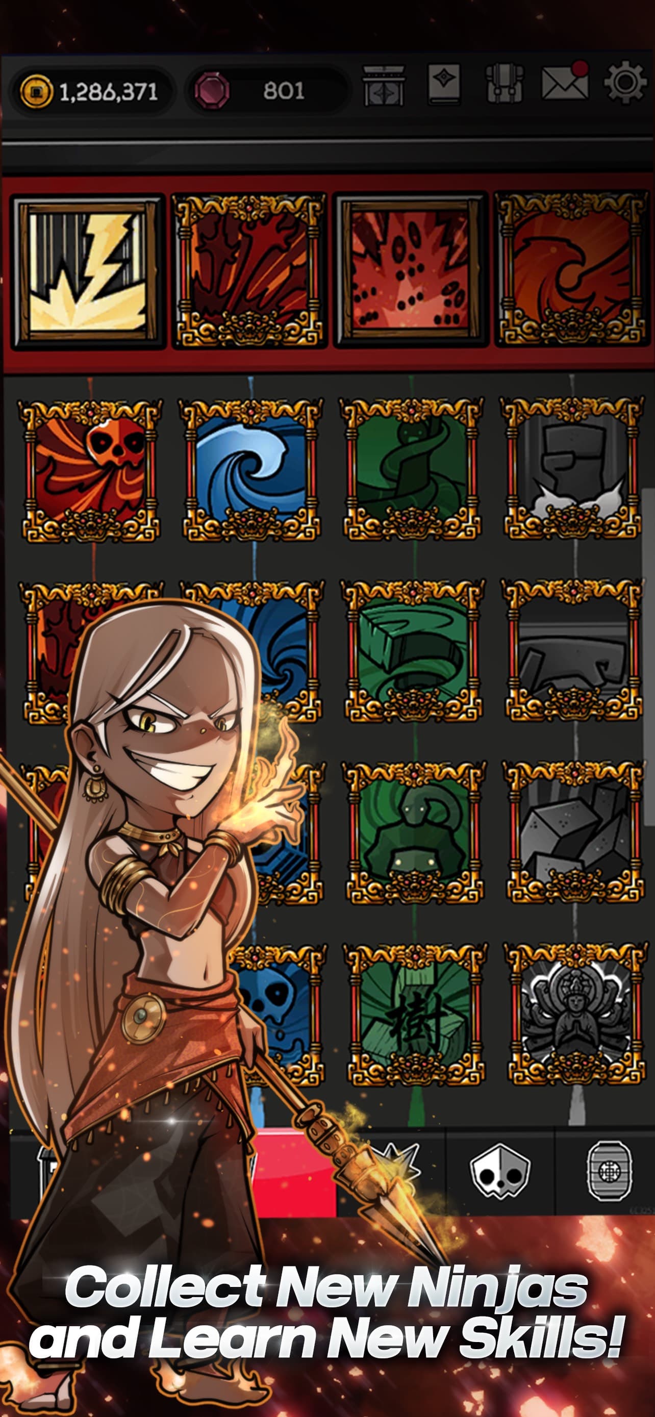 NinjaBattle : Defense RPG screenshot 3 - screenshot