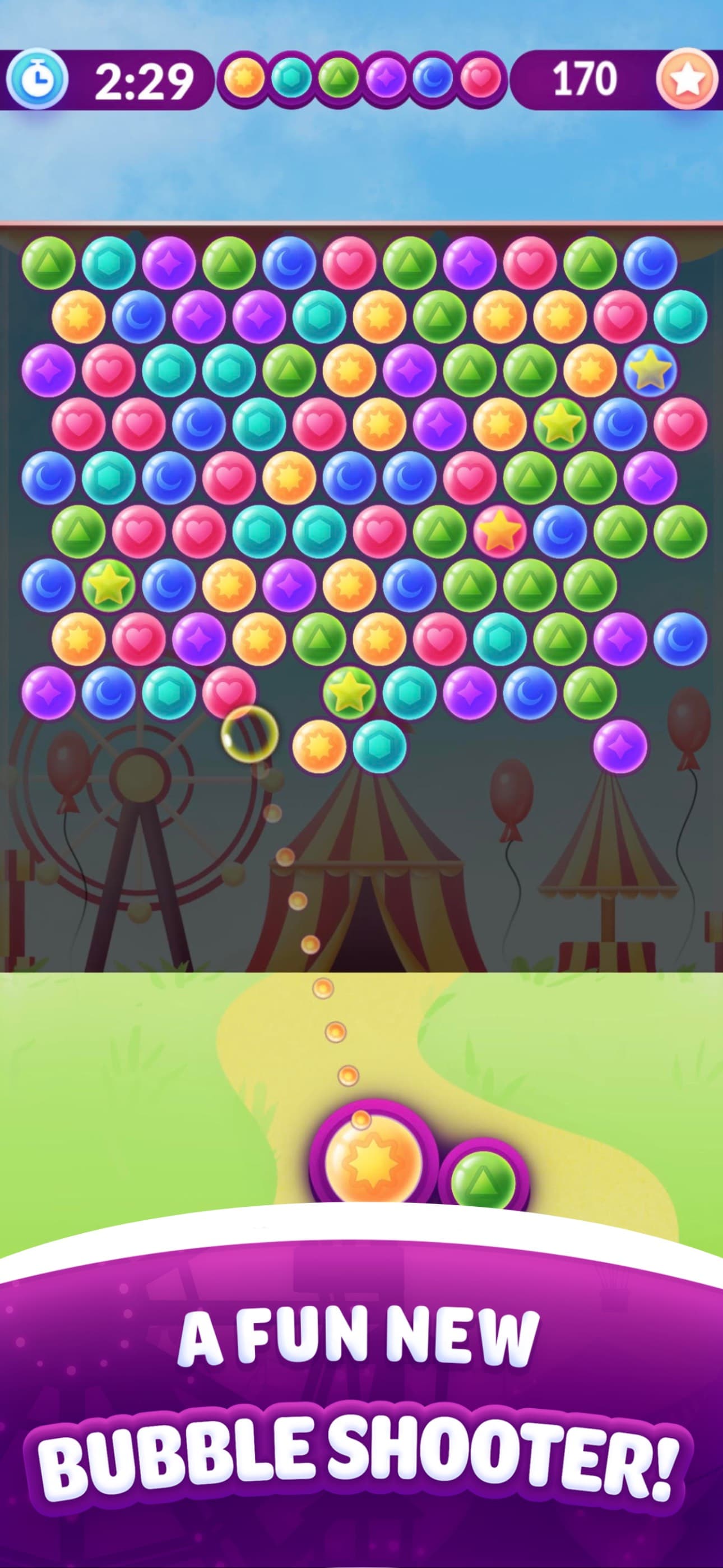 Real Money Bubble Shooter Game screenshot 1 - screenshot