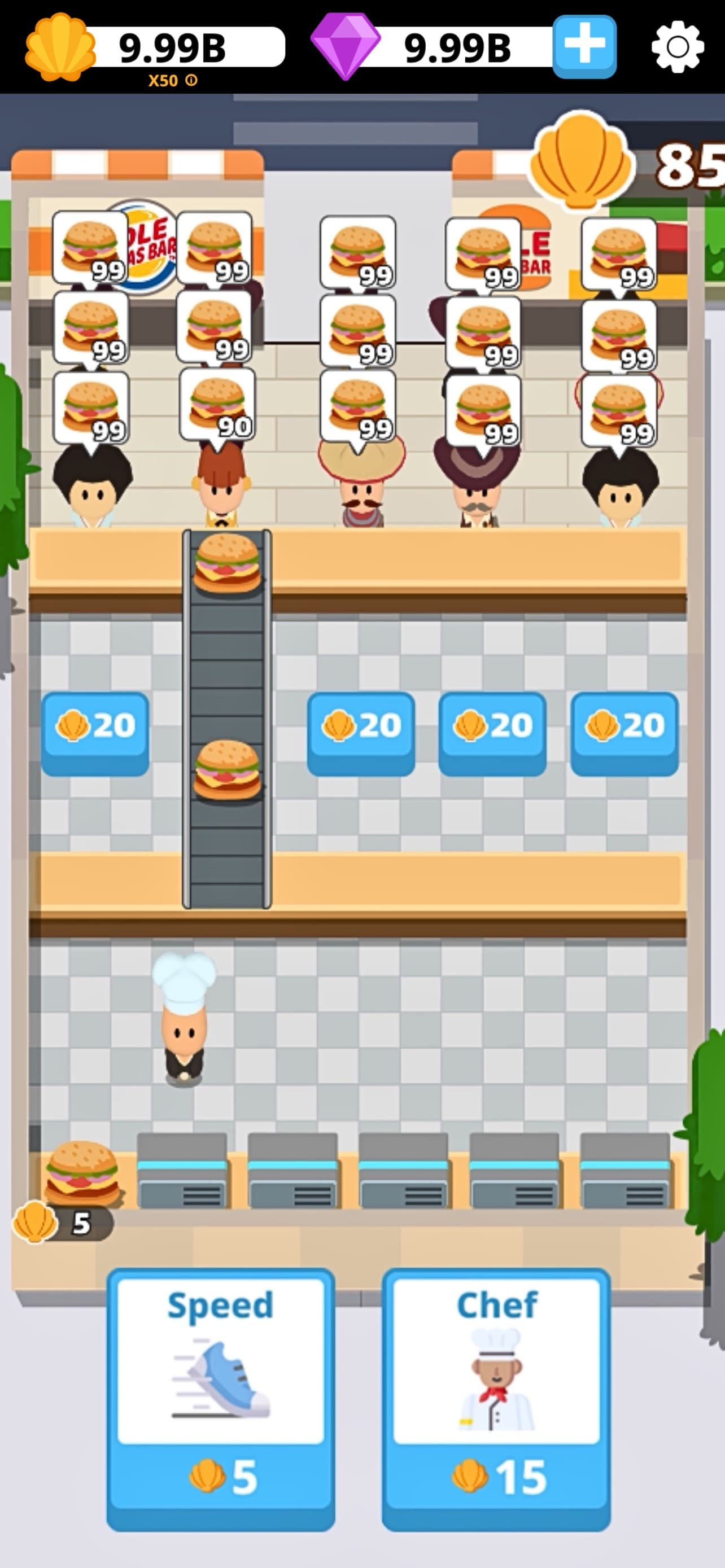 Idle Eras Bar: Food Tycoon screenshot 3 - screenshot