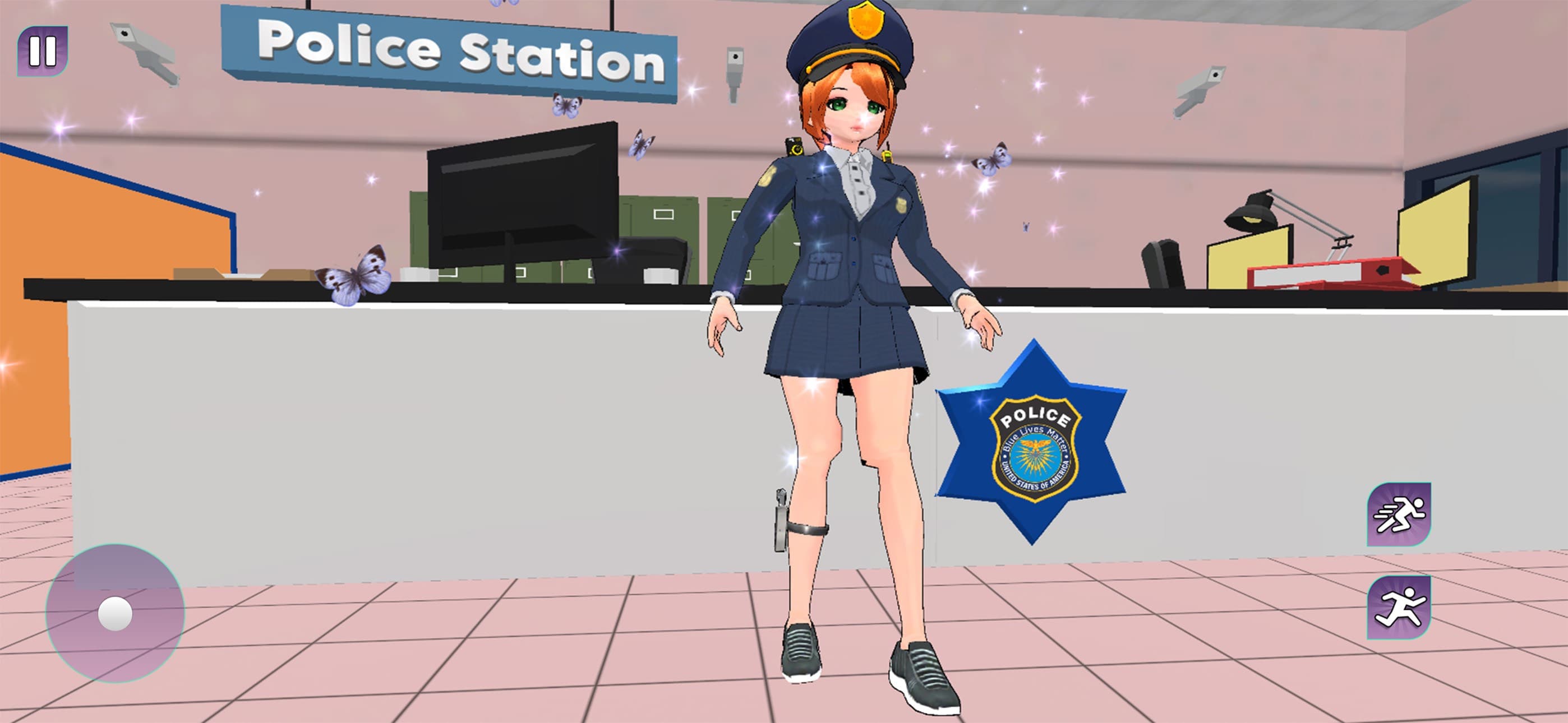 Sakura Cop Police Officer Game screenshot 2 - screenshot