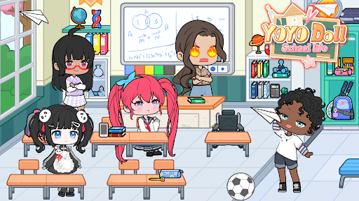 YOYO Doll School life Dress up screenshot 1 - screenshot