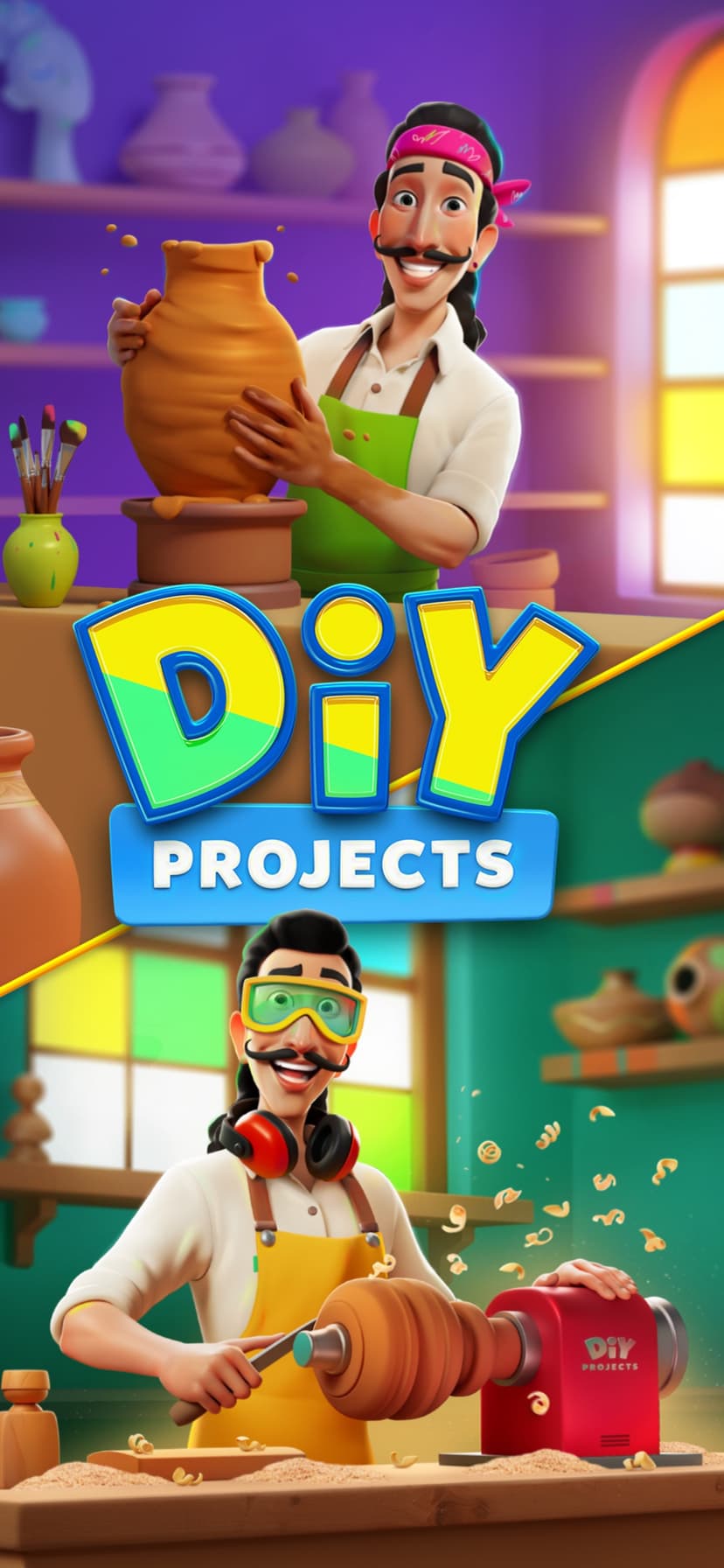 DIY Projects - Art Puzzle Game screenshot 7 - screenshot