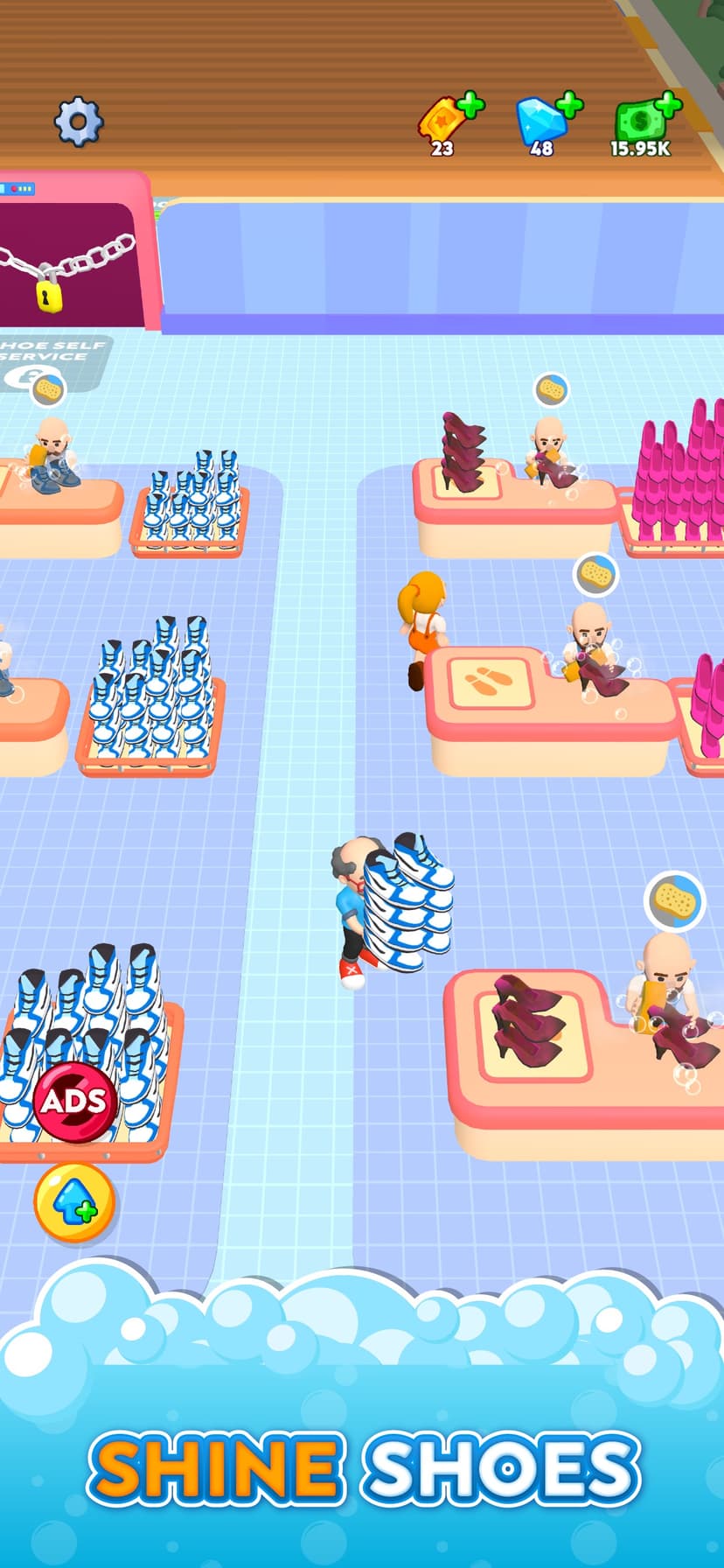 Laundry Rush - Idle Game screenshot 4 - screenshot
