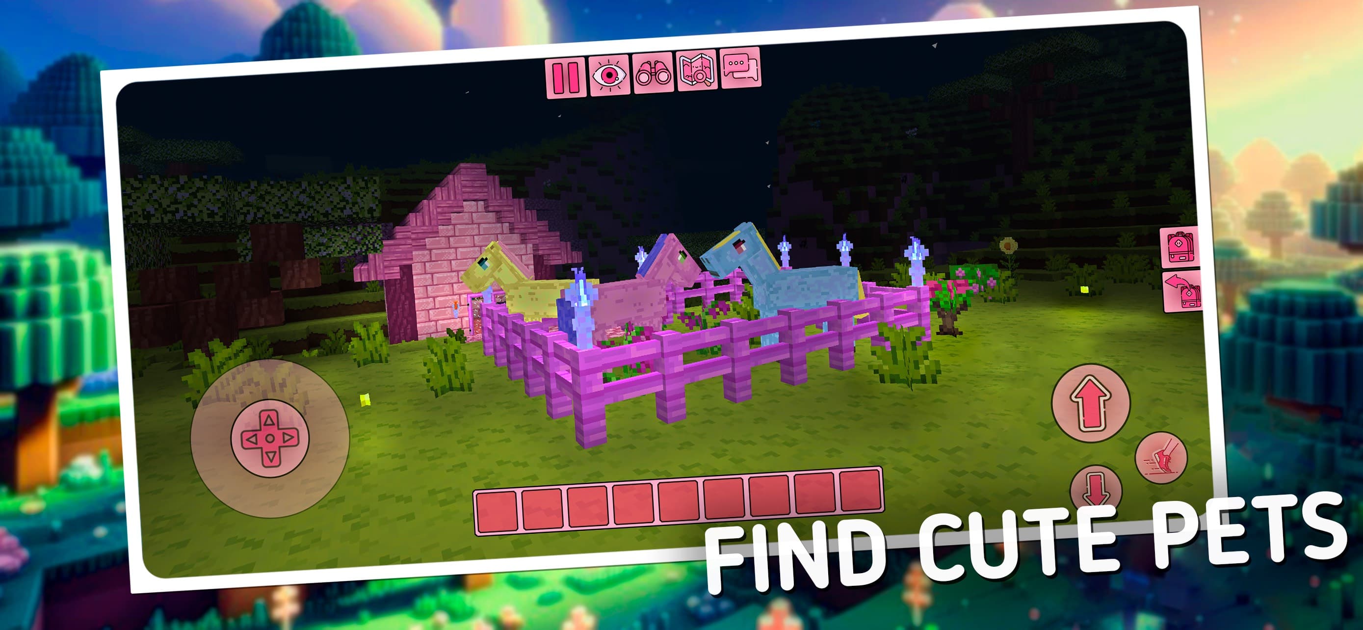 Kawaii World - Craft and Build screenshot 1 - screenshot