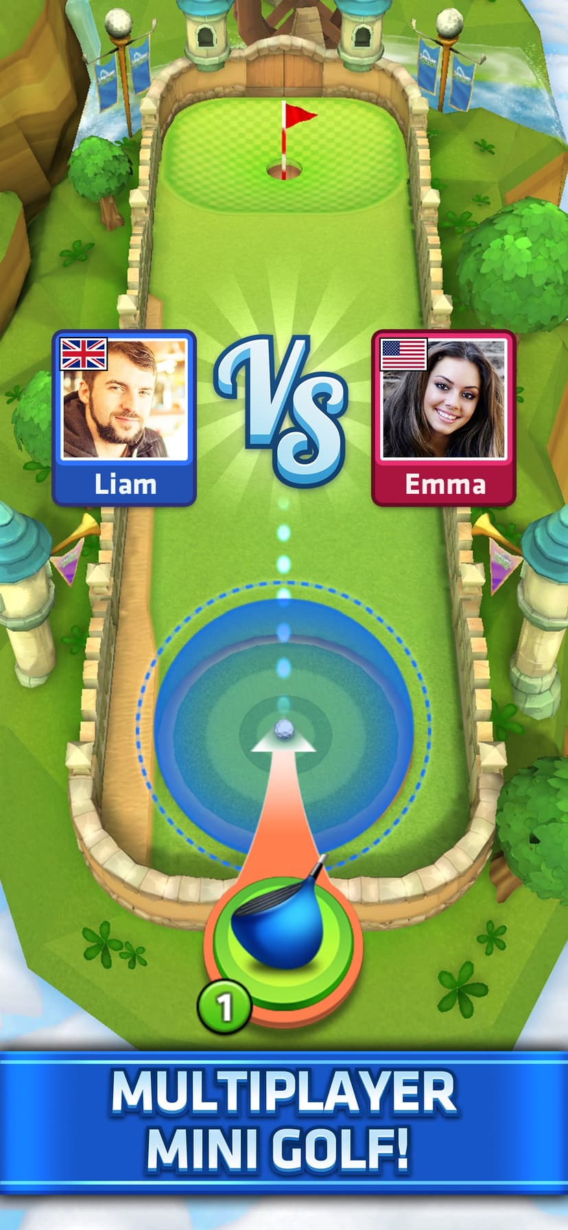Mini Golf King - Multiplayer screenshot 1 - screenshot