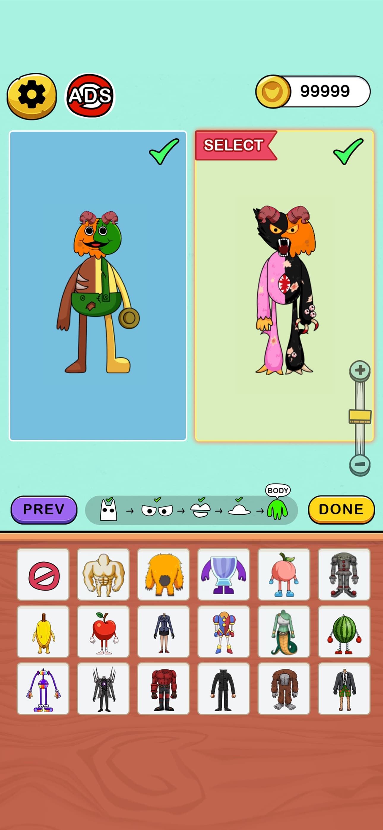 Couple Mix Monster: Makeover screenshot 5 - screenshot