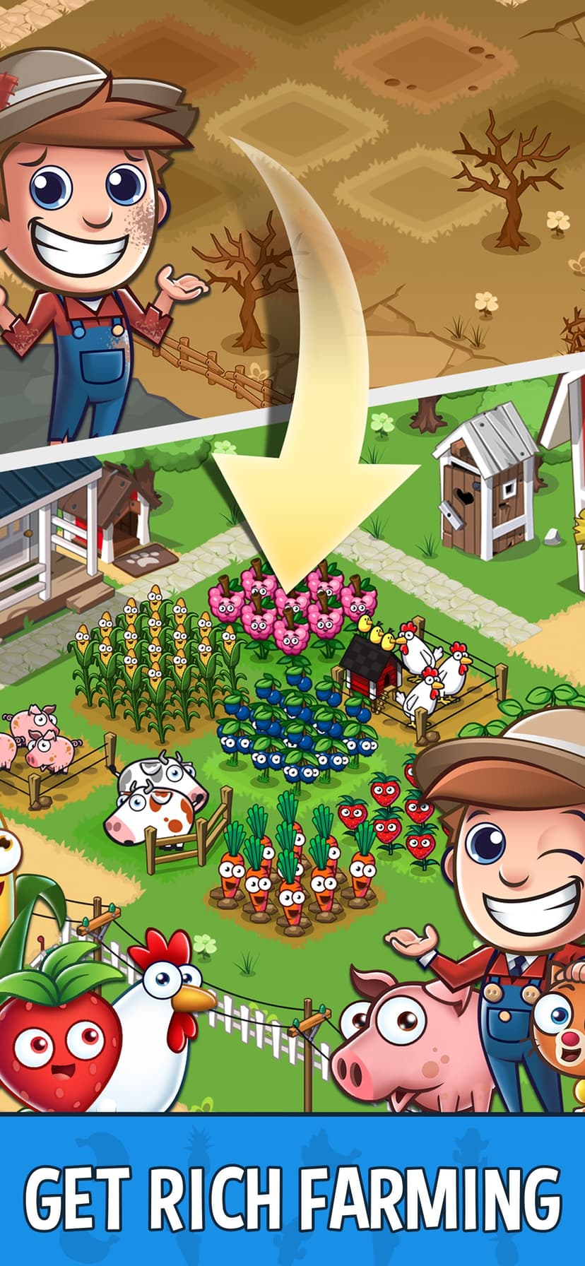 Idle Farming Empire screenshot 1 - screenshot