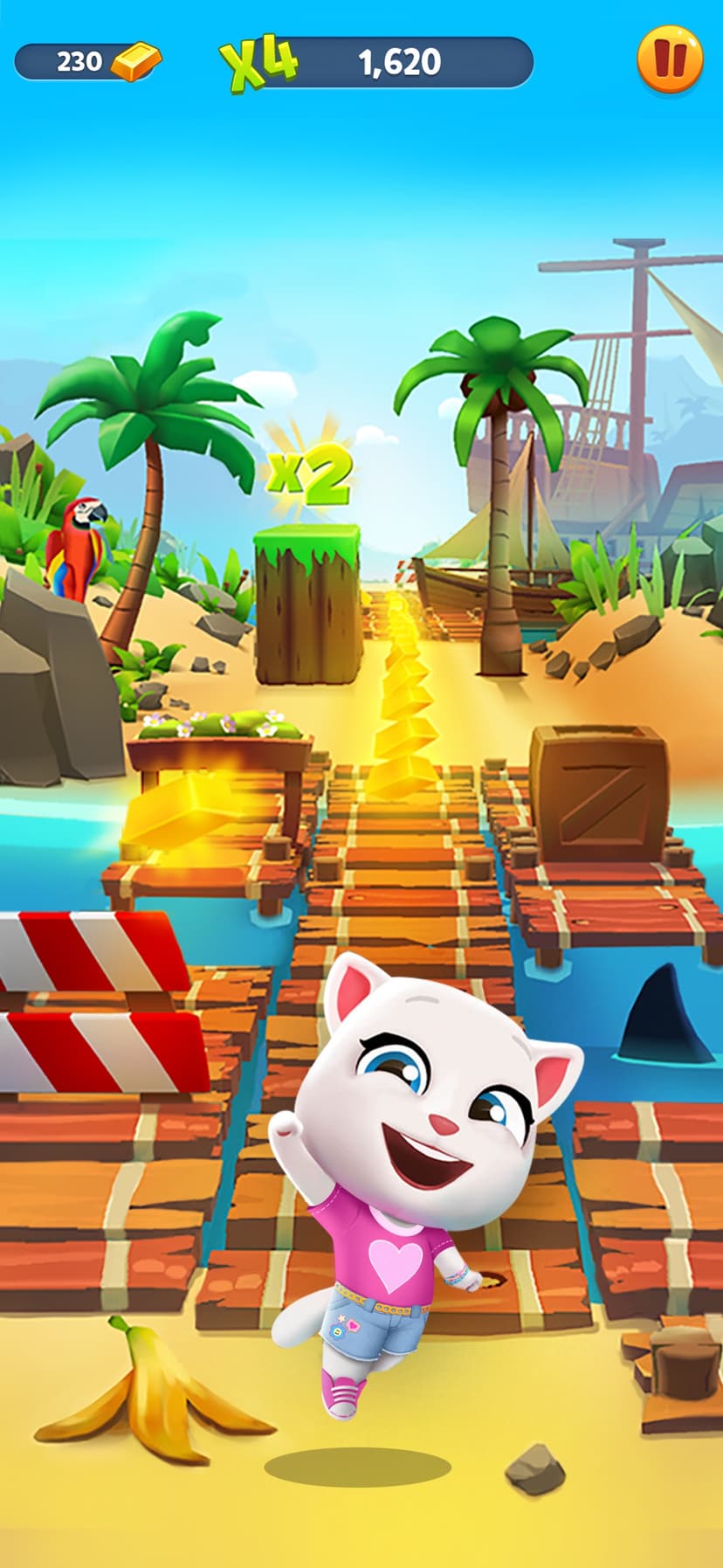 Talking Tom Gold Run screenshot 2 - screenshot