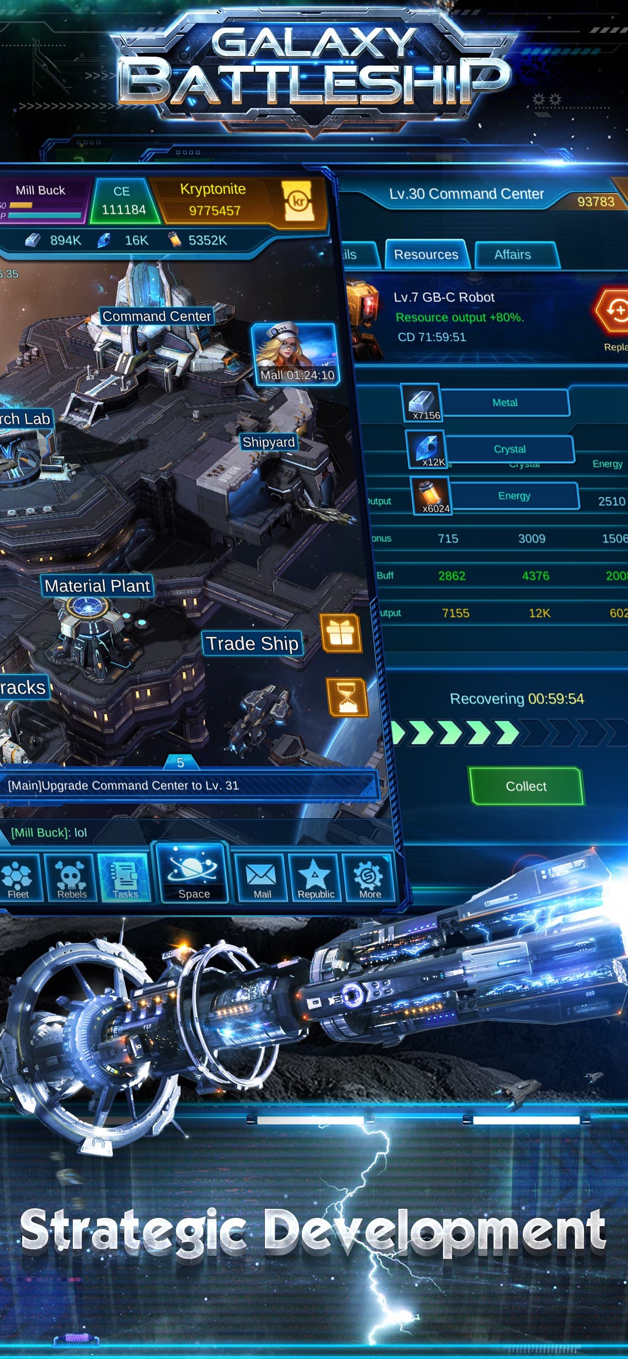 Galaxy Battleship: Conquer screenshot 4 - screenshot