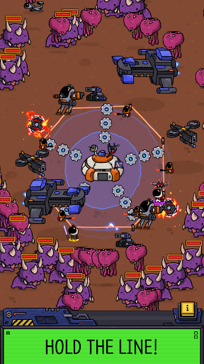 SpaceXYZ: Idle Tower Defense screenshot 1 - screenshot
