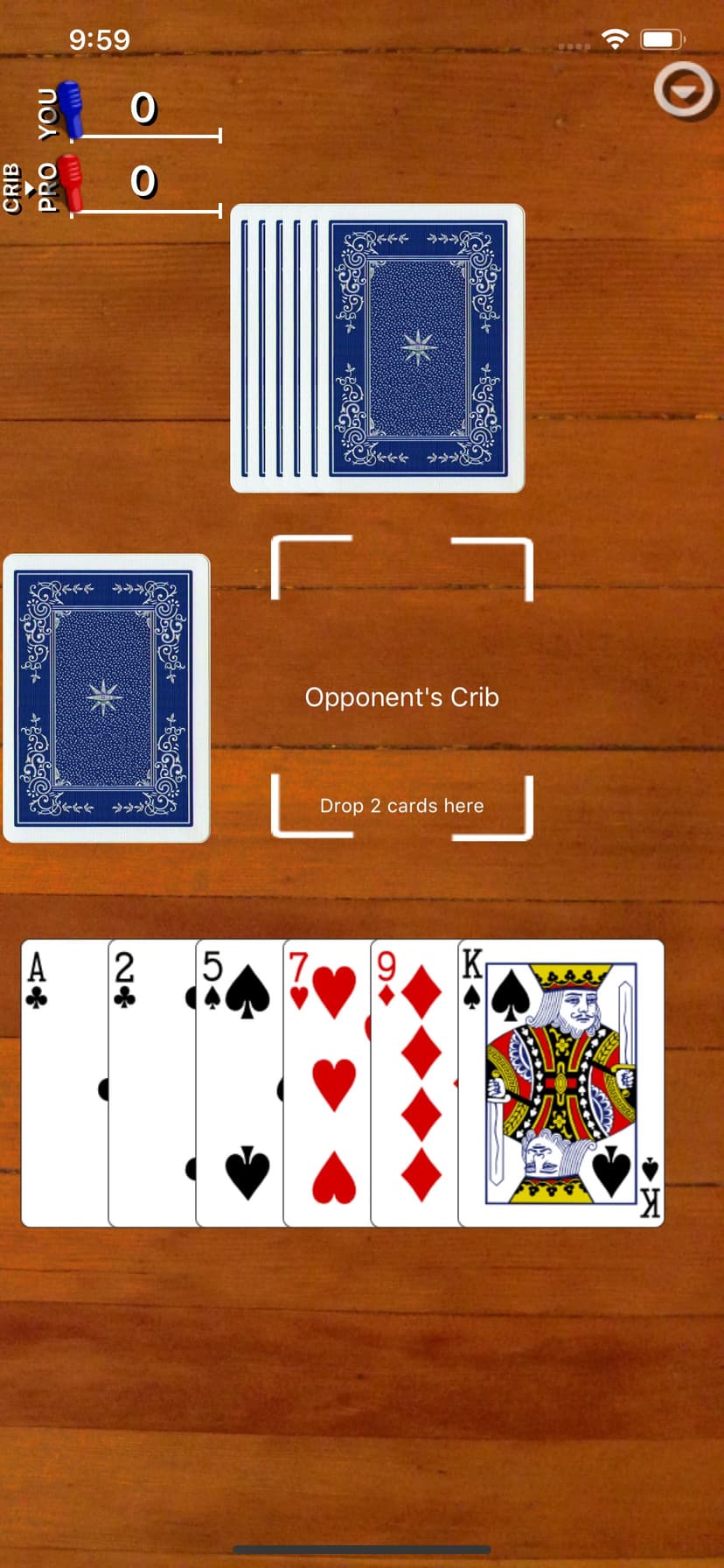 Cribbage Classic screenshot 1 - screenshot