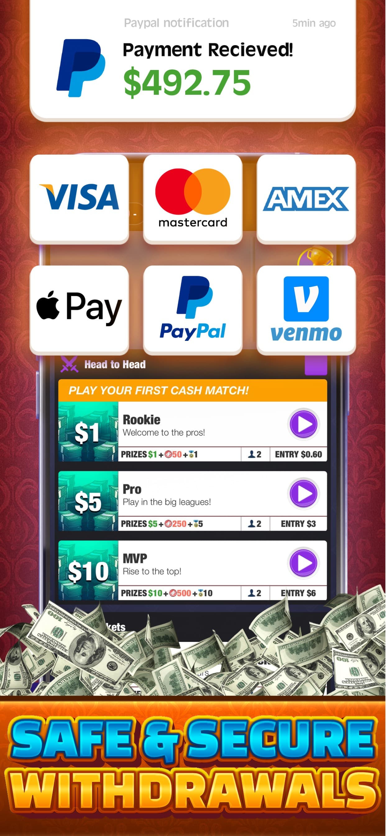 Real Money Roulette & Slots screenshot 3 - screenshot