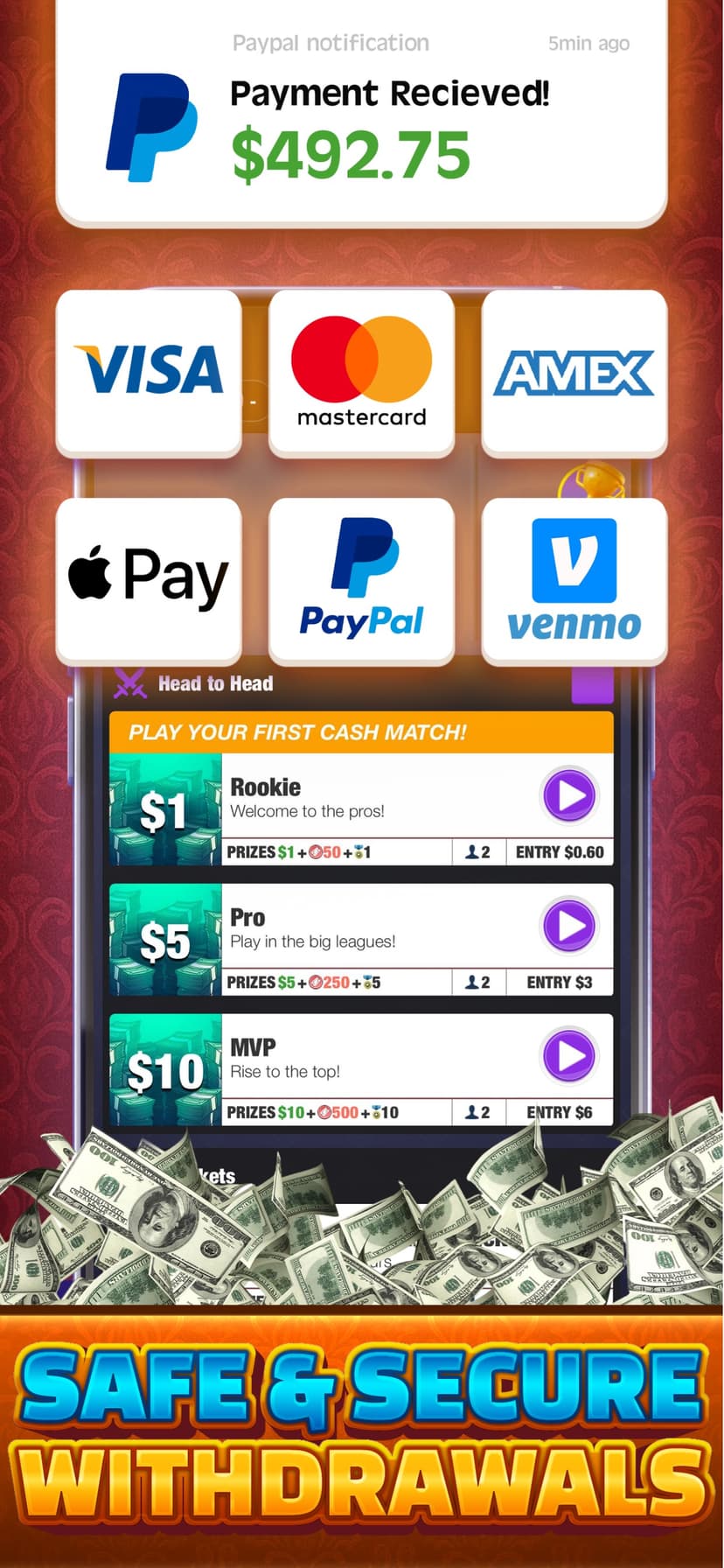 Real Money Roulette & Slots screenshot 3 - screenshot