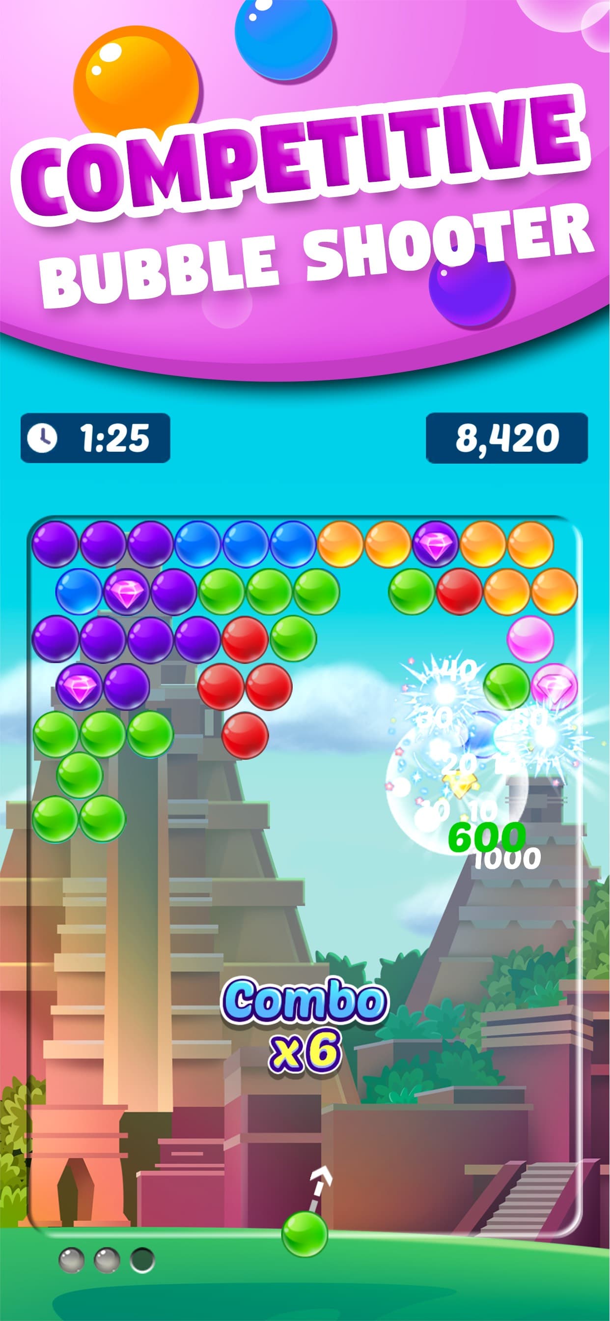 Bubble Shooter Arena - Skillz screenshot 5 - screenshot