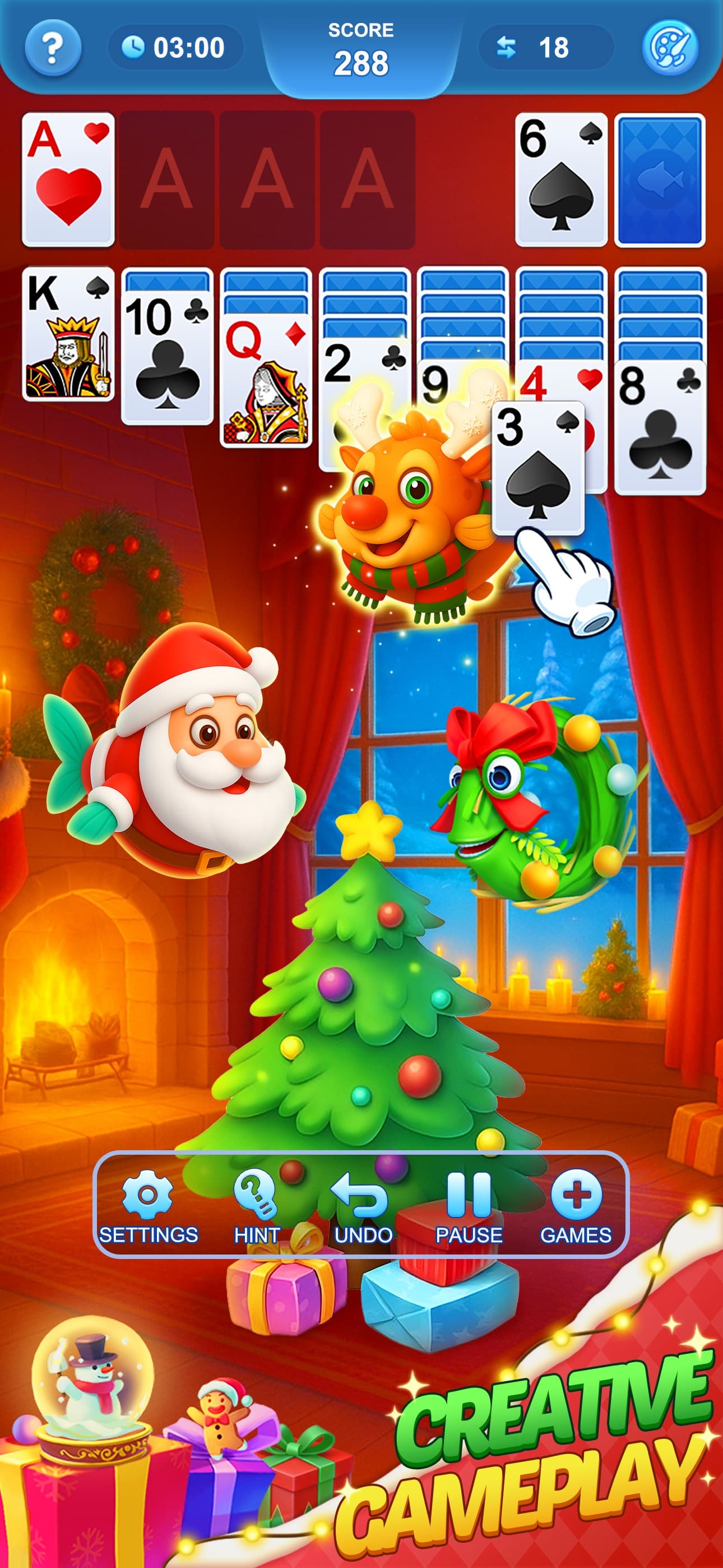 Solitaire 3D Fish screenshot 1 - screenshot