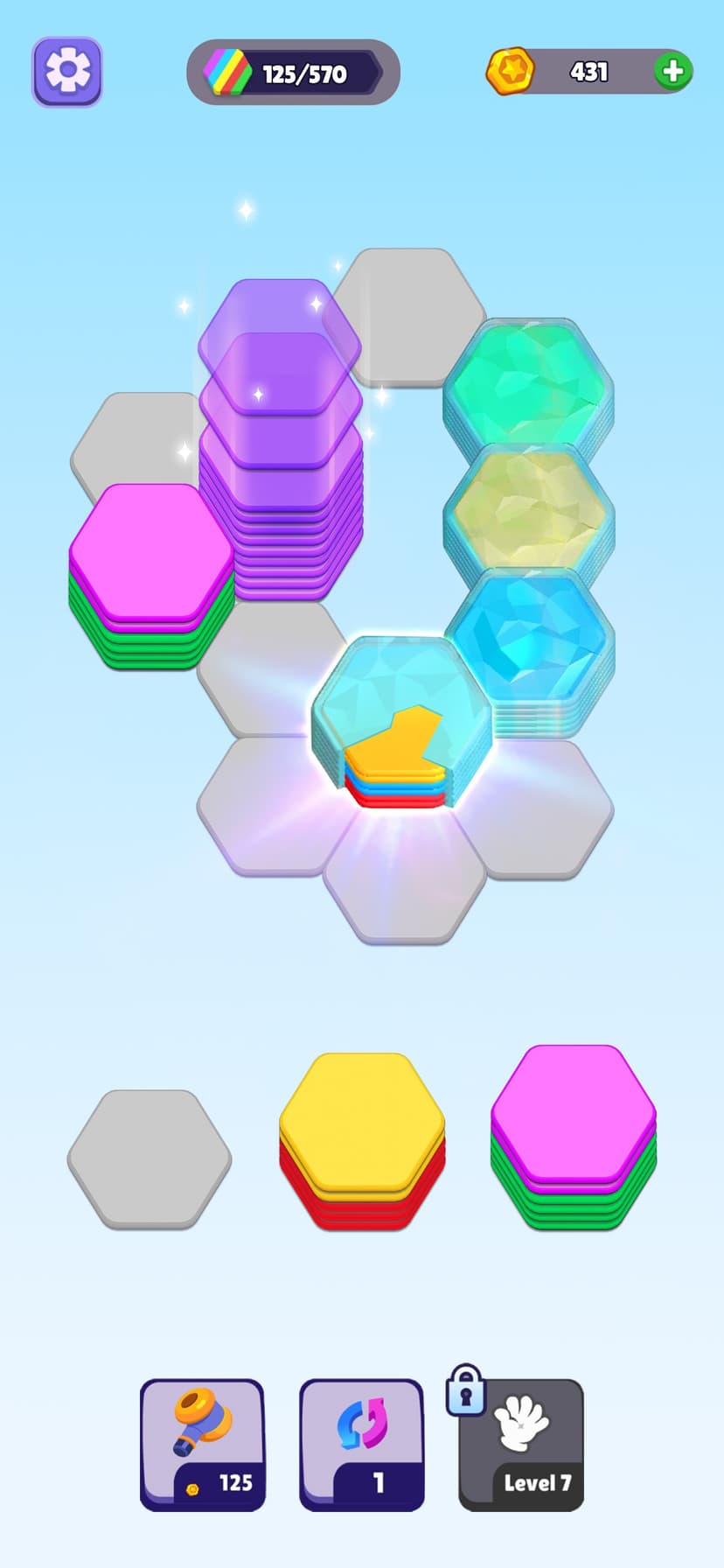 Hexa Color Sorting Puzzle screenshot 7 - screenshot