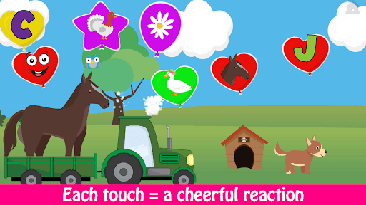 Babies Balloon Pop game screenshot 1 - screenshot