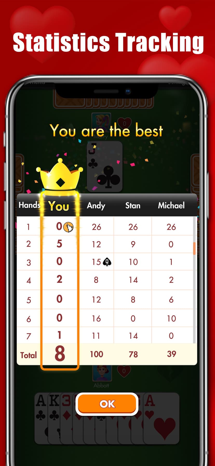 Hearts : Classic Card Games screenshot 7 - screenshot