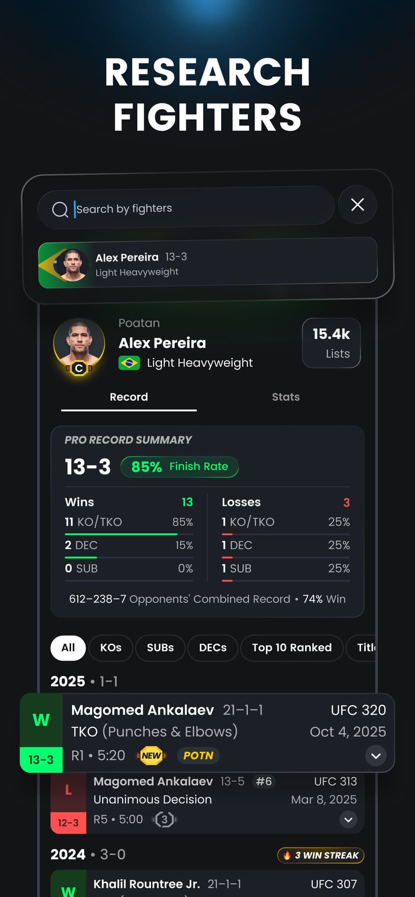 Verdict MMA Picks & Scoring screenshot 4 - screenshot