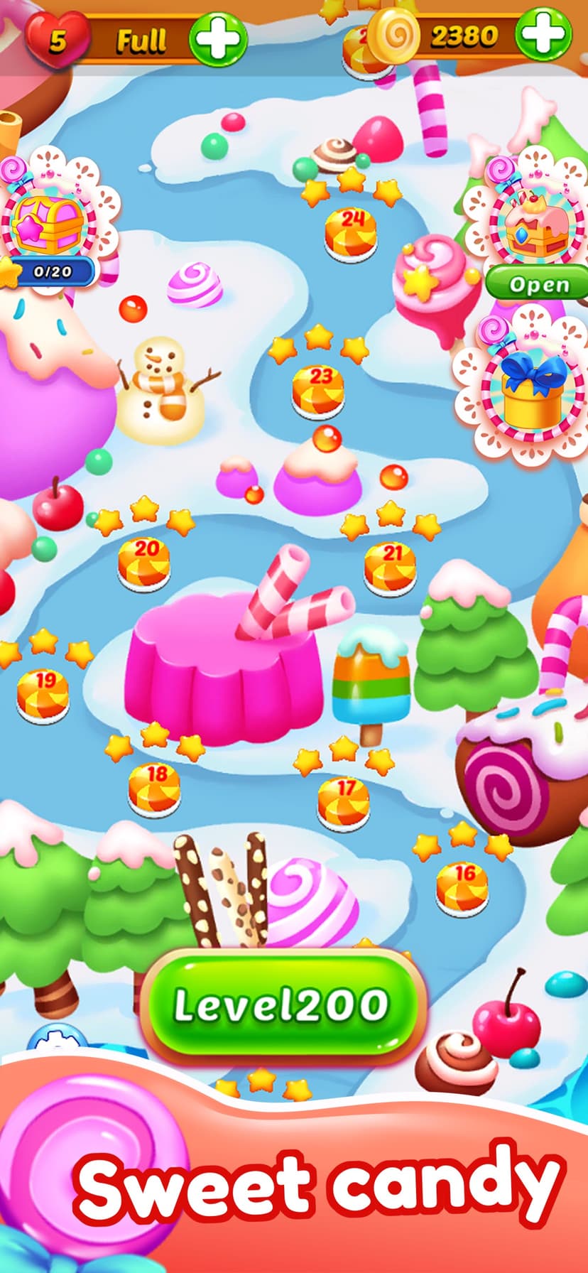 Candy Sweet Legends Match 3 screenshot 6 - screenshot