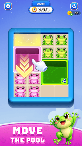 Frog Away: Color Hole screenshot 1 - screenshot