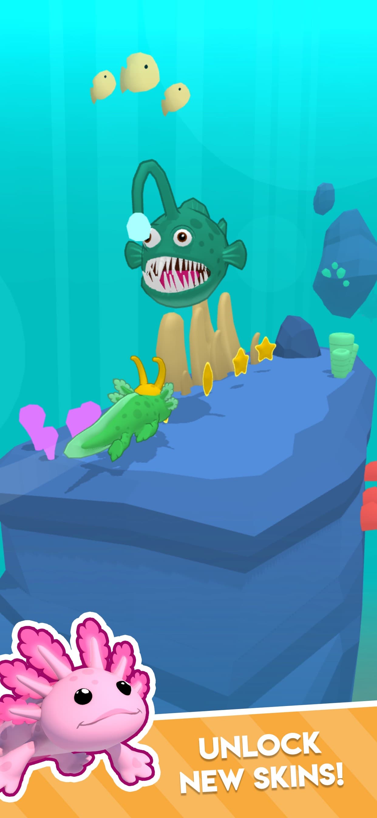 Axolotl Rush screenshot 4 - screenshot