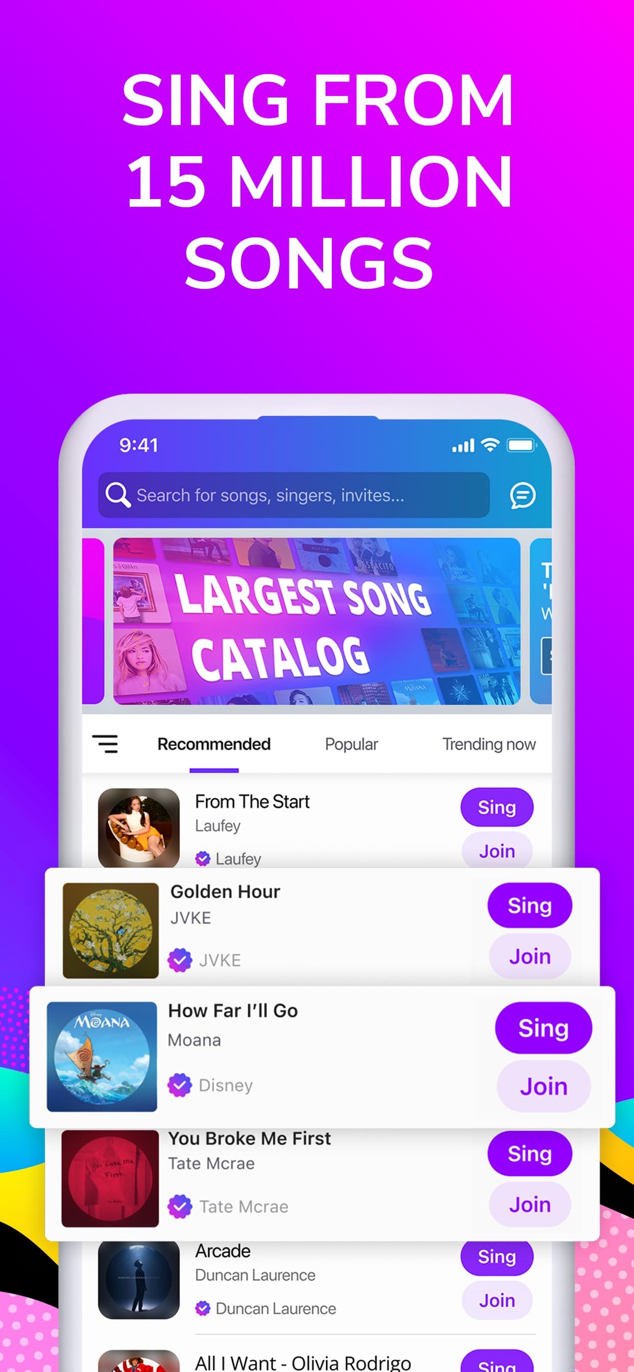 Smule: Sing & Duet screenshot 1 - screenshot