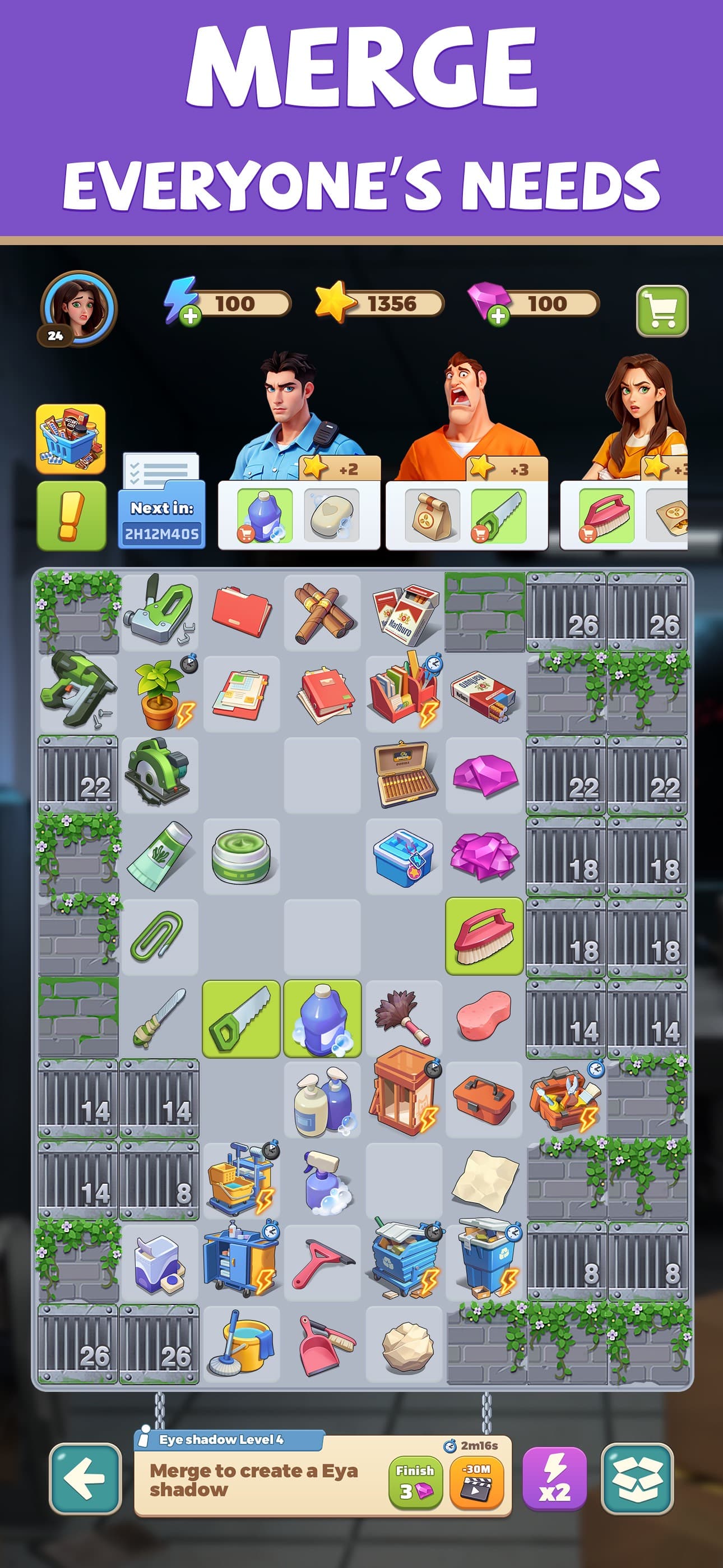 Merge Prison : hidden puzzle screenshot 8 - screenshot