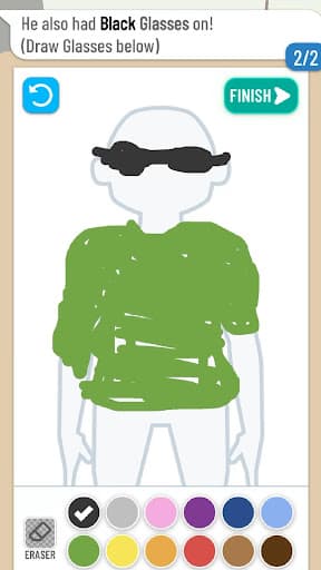 Line Up: Draw the Criminal screenshot 2 - screenshot