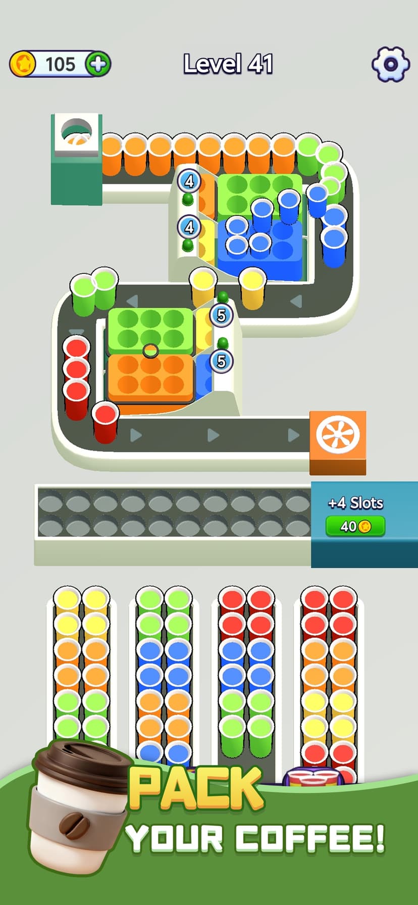 Coffee Factory - Sort Games screenshot 1 - screenshot