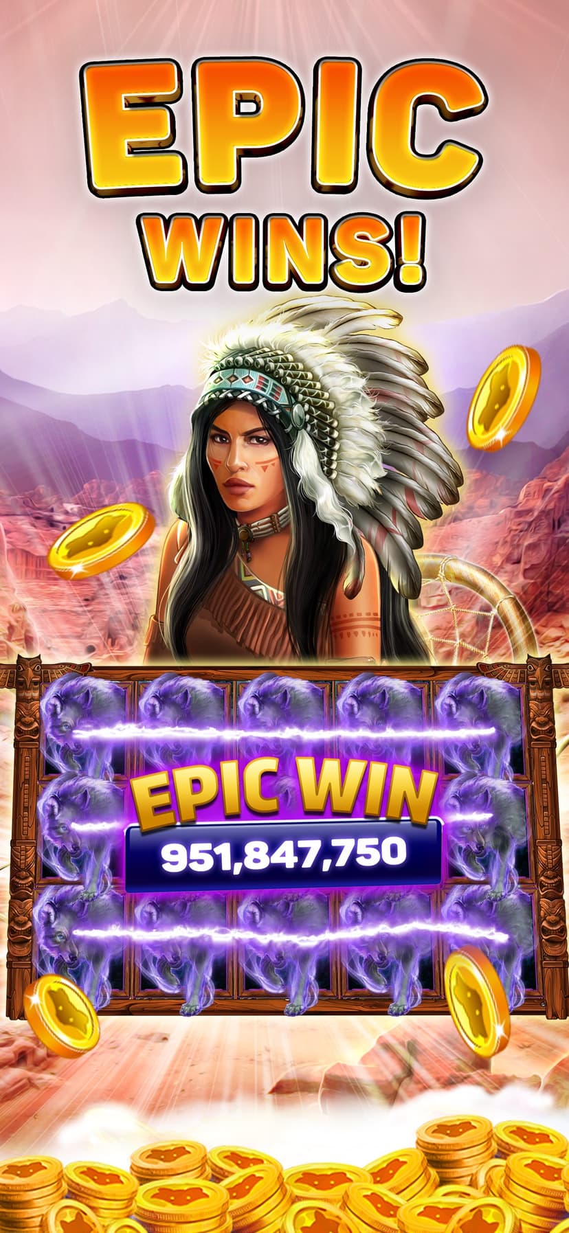 Wolf Bonus Casino -Vegas Slots screenshot 2 - screenshot
