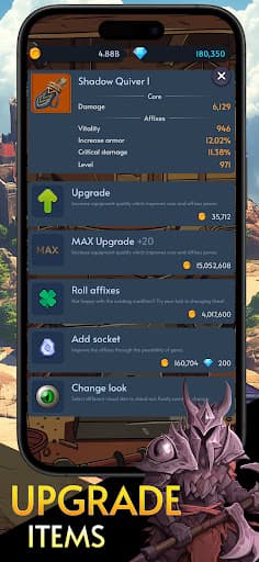Warshovel: Idle RPG screenshot 3 - screenshot