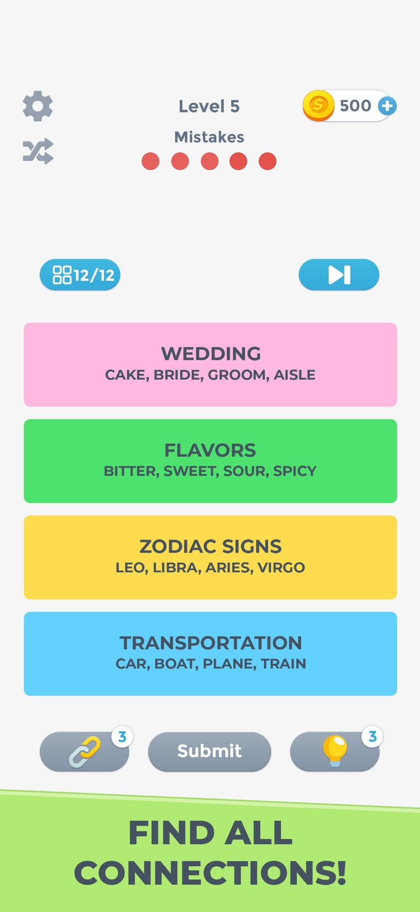 Connections Word Game screenshot 4 - screenshot
