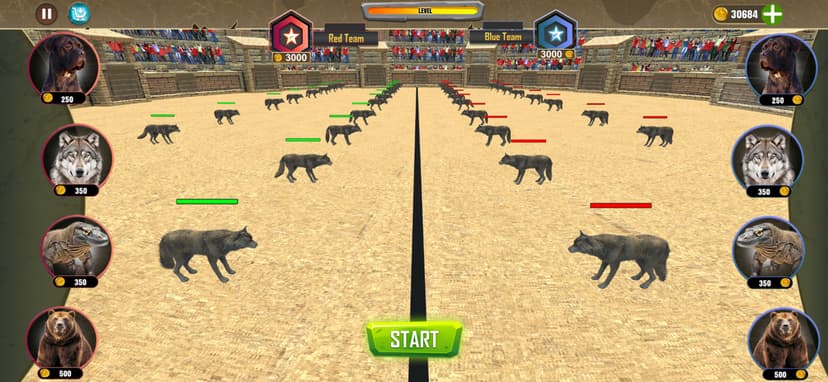 Animal Battle: Jungle Fight 3D screenshot 1 - screenshot