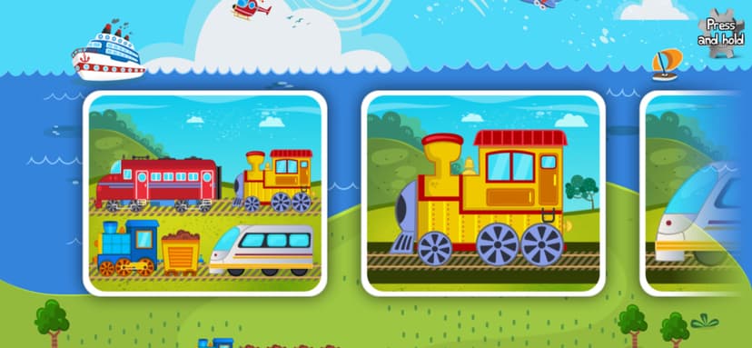 Kids Train Puzzle for Toddlers screenshot 2 - screenshot