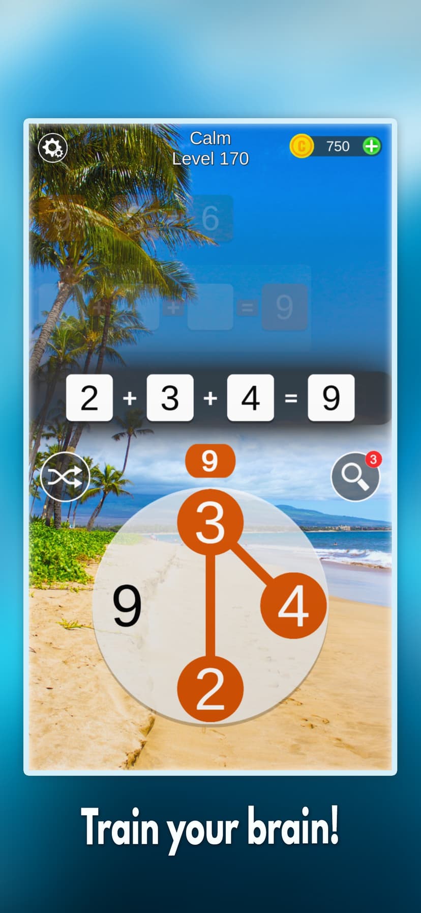 Mathscapes: Math Brain Algebra screenshot 2 - screenshot