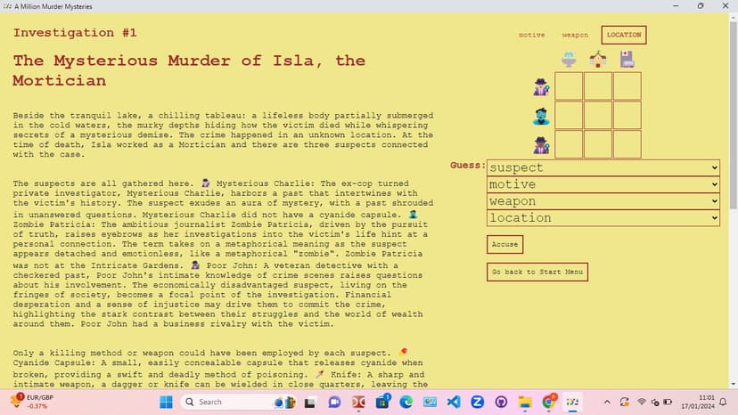 Null - screenshot