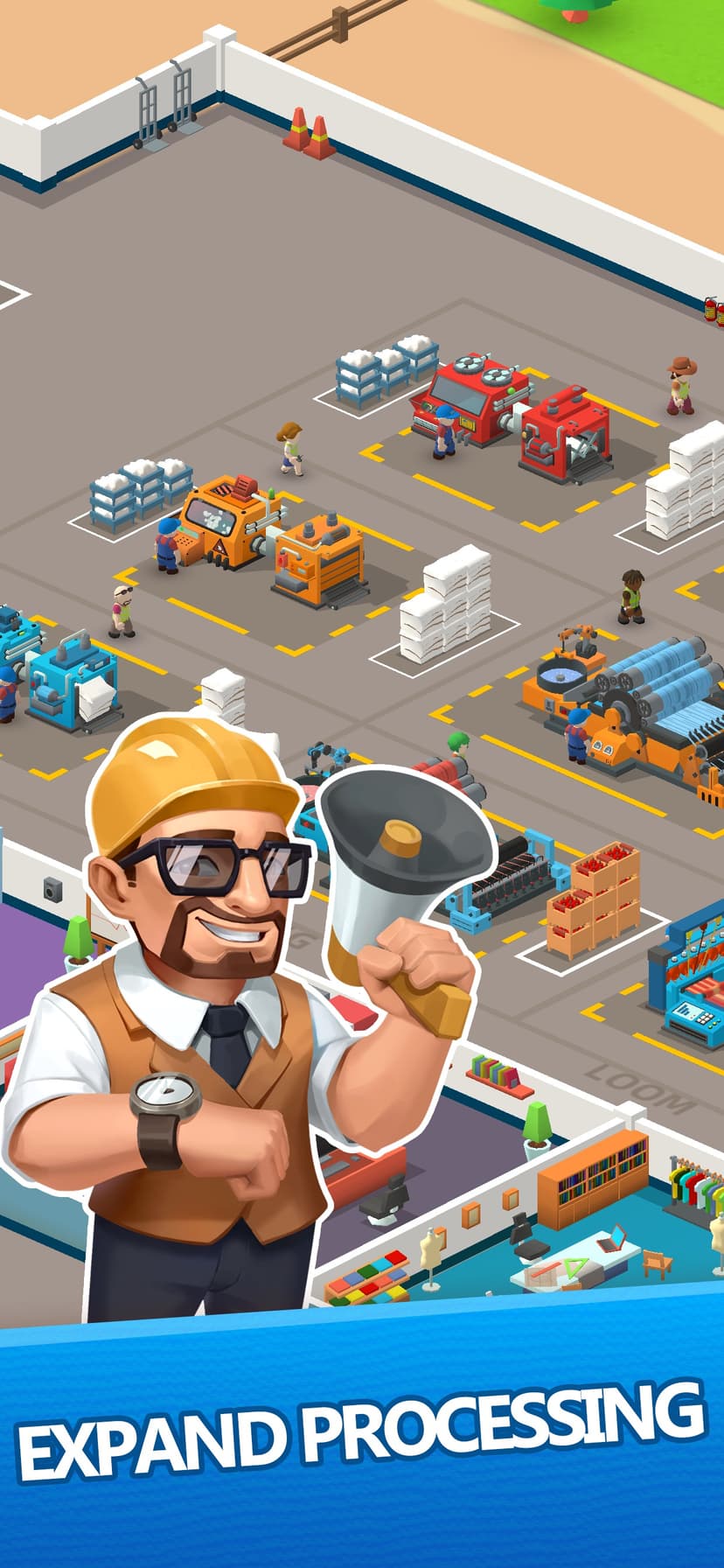 Wool Inc:Idle Factory Tycoon screenshot 3 - screenshot