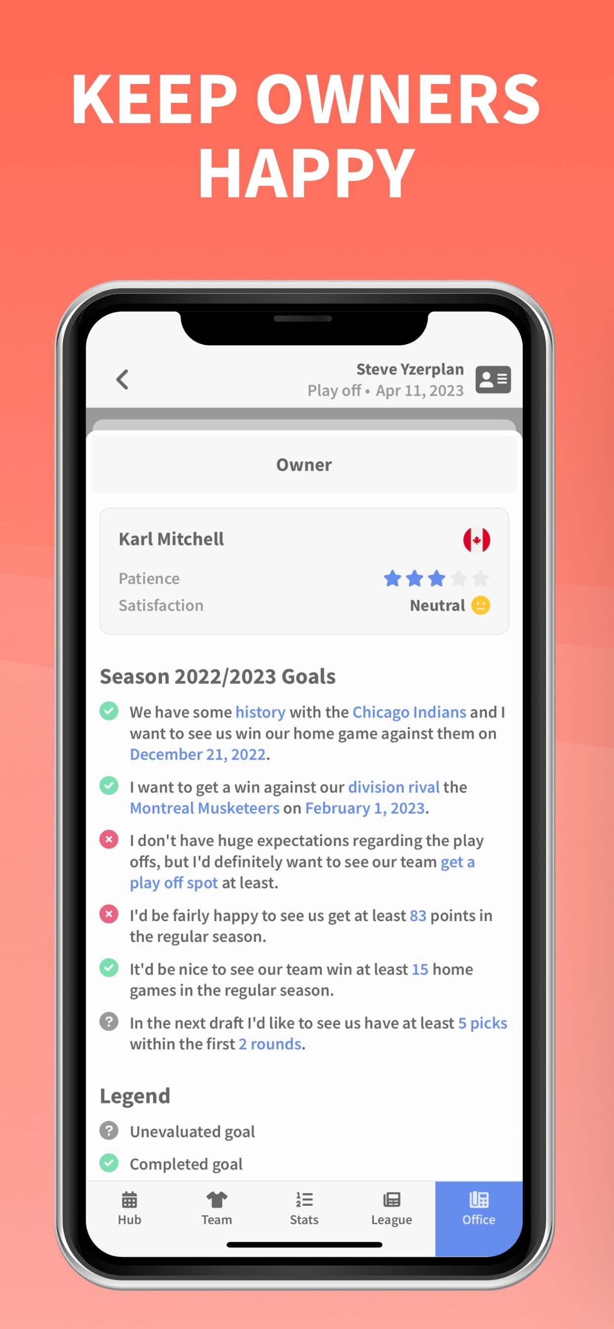 Puck Drop 2: Hockey Manager screenshot 6 - screenshot