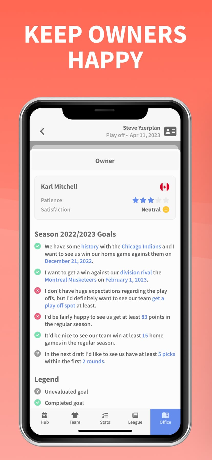Puck Drop 2: Hockey Manager screenshot 6 - screenshot