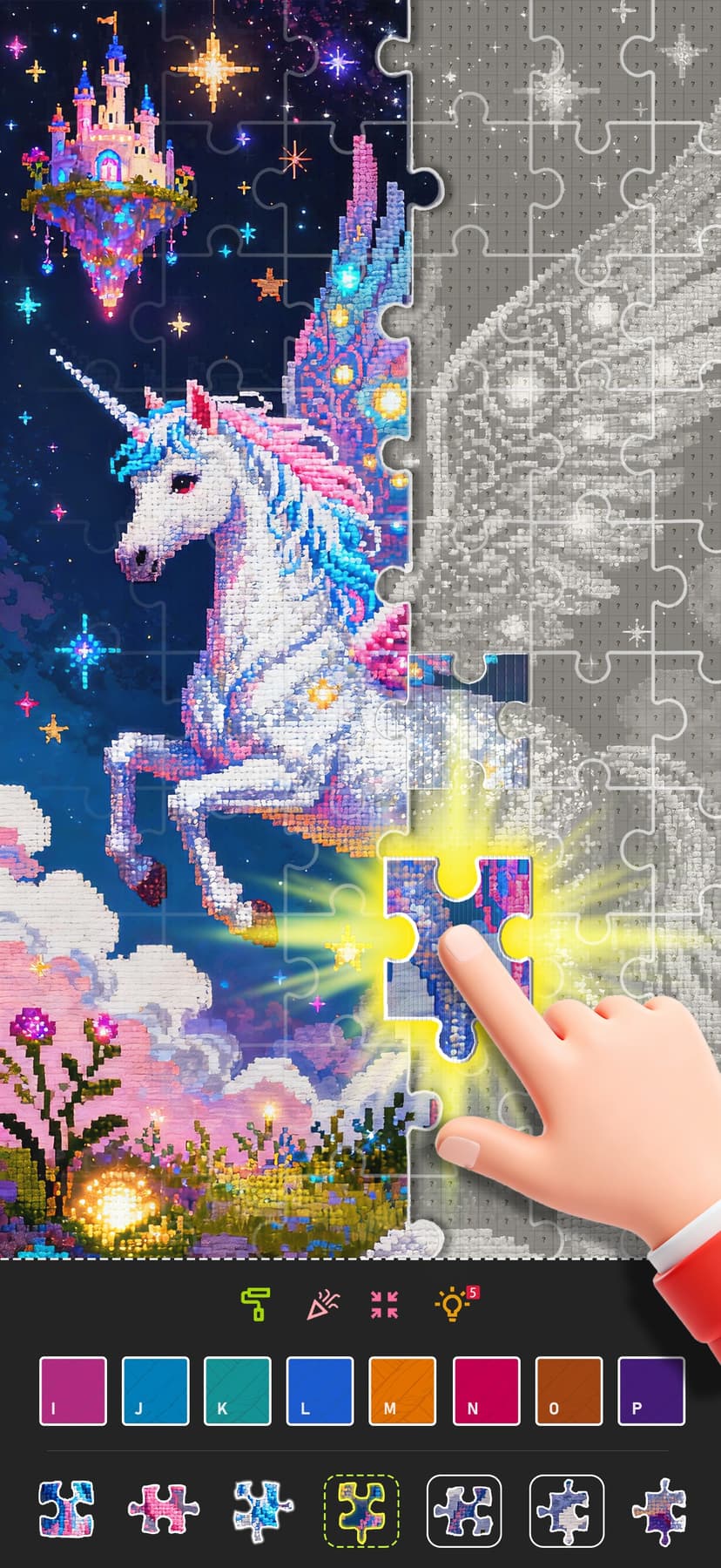 Jigsaw & Cross Stitch screenshot 1 - screenshot
