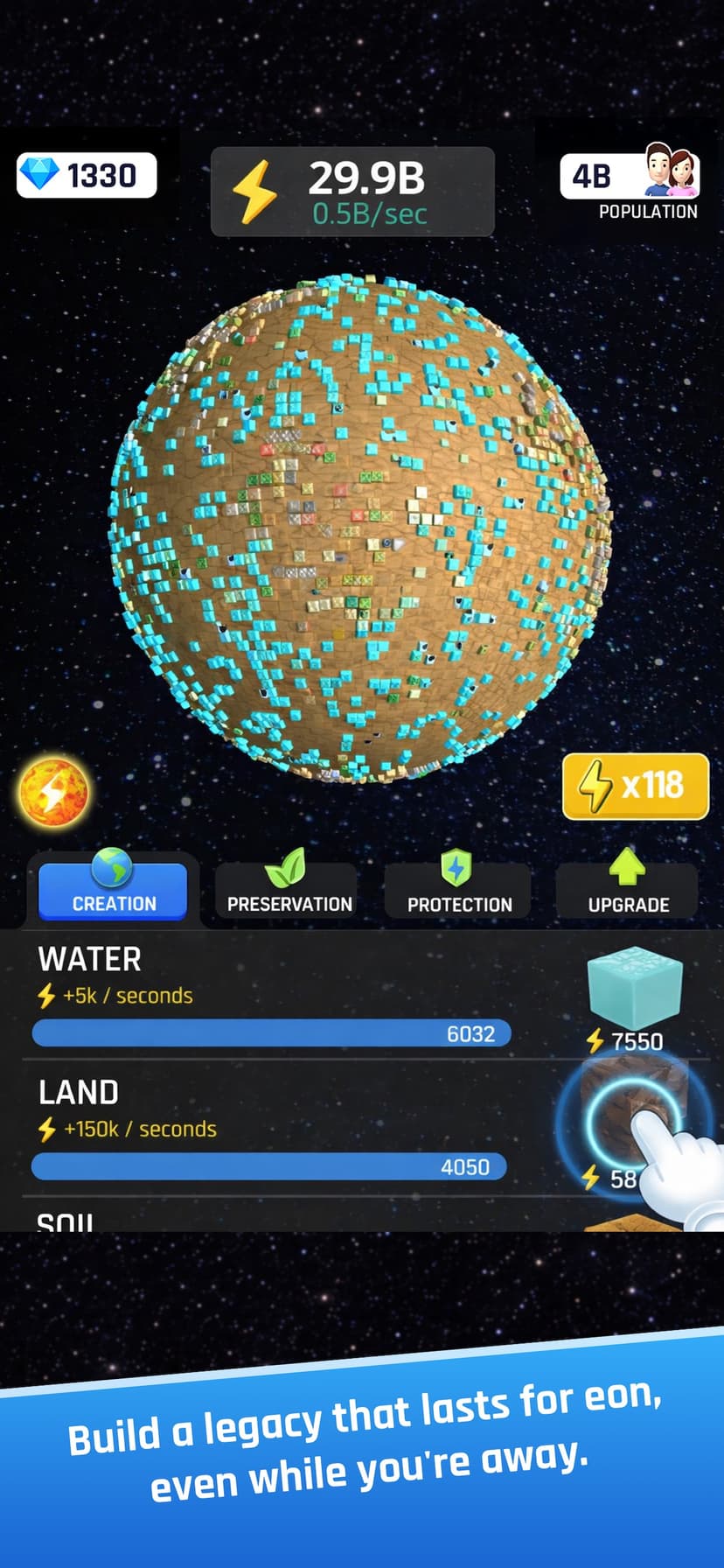 Idle World - Planet Miner screenshot 7 - screenshot